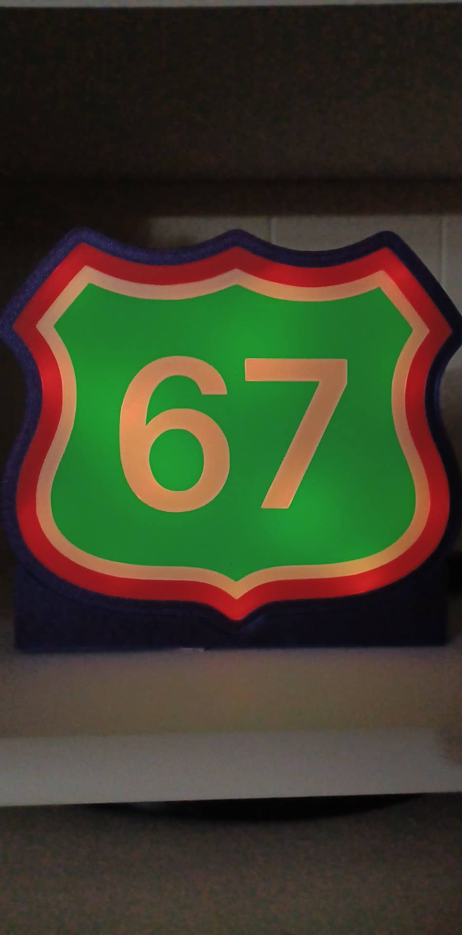 67 LED light box – custom 3D printed – Lit Layer Creations